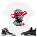 Censored, Shirt to match A J 1 High Zoom CMFT 2 Fire Red Cement Grey, A J 4 Bred, Shirt to matching Sneaker Hoodie,...