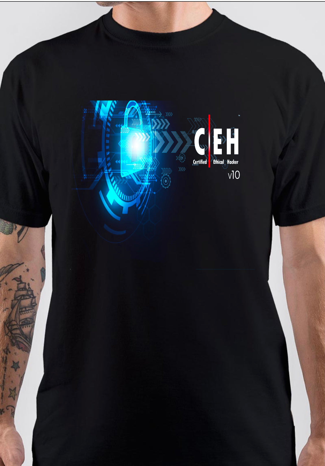 Certified Ethical Hacker Logo T-Shirt Style005 Hoodie, Sweatshirt | PureTeeCo.com