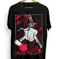 Chainsaw Man T-Shirt Chainsaw Man Anime CSM Denji Power Black Shirt All Size Hoodie, Sweatshirt | PureTeeCo.com