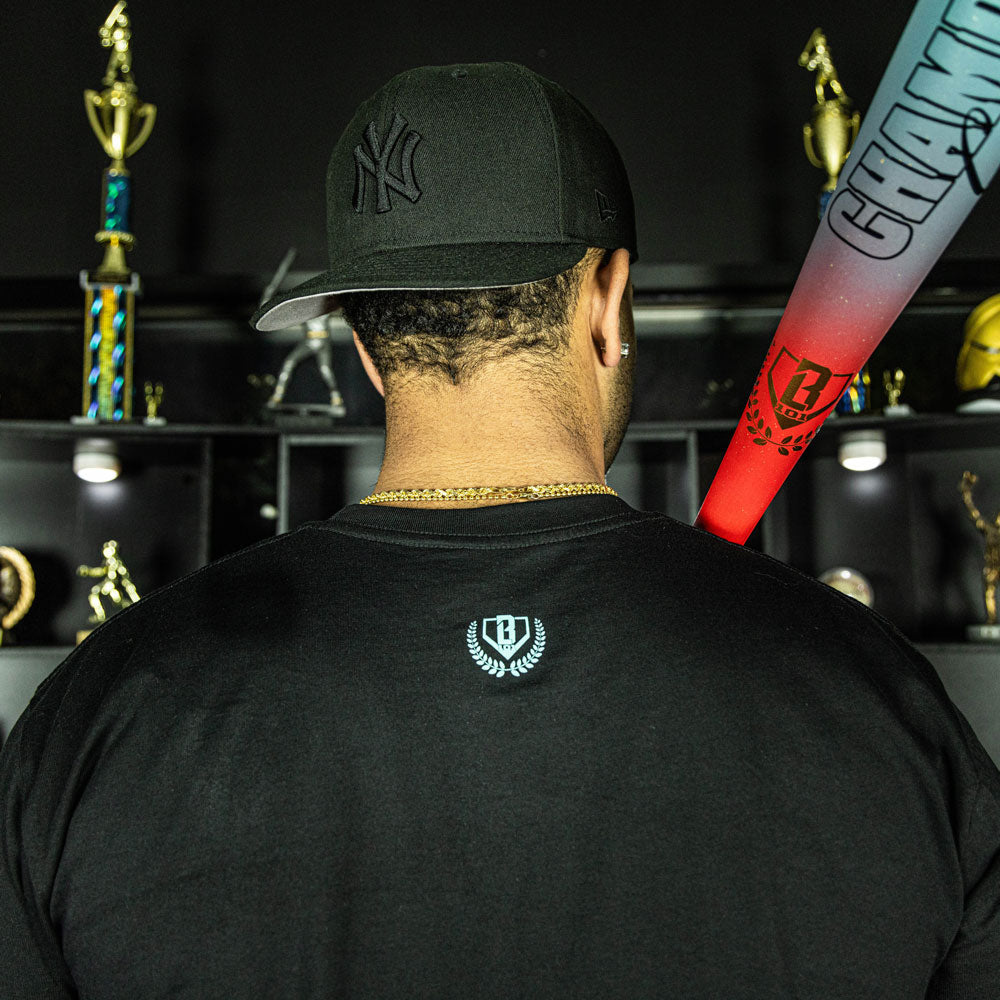 Champions Logo Tee - Black Hoodie, Sweatshirt | PureTeeCo.com (Image 5)