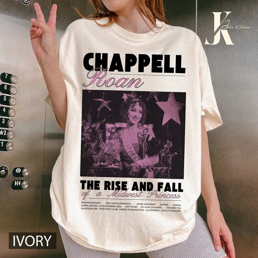 Chappell Roan Shirt, Pink Pony Club Shirt, Midwest Princess 2024 Tour Tee, Chappell Roan Shirt, Hot To Go, Midwest Princess, Unisex T-Shirt, Gifts For Fan, Short Sleeve Tee Shirt, Gifts For Birthday Fathers Daystyle{n002}2