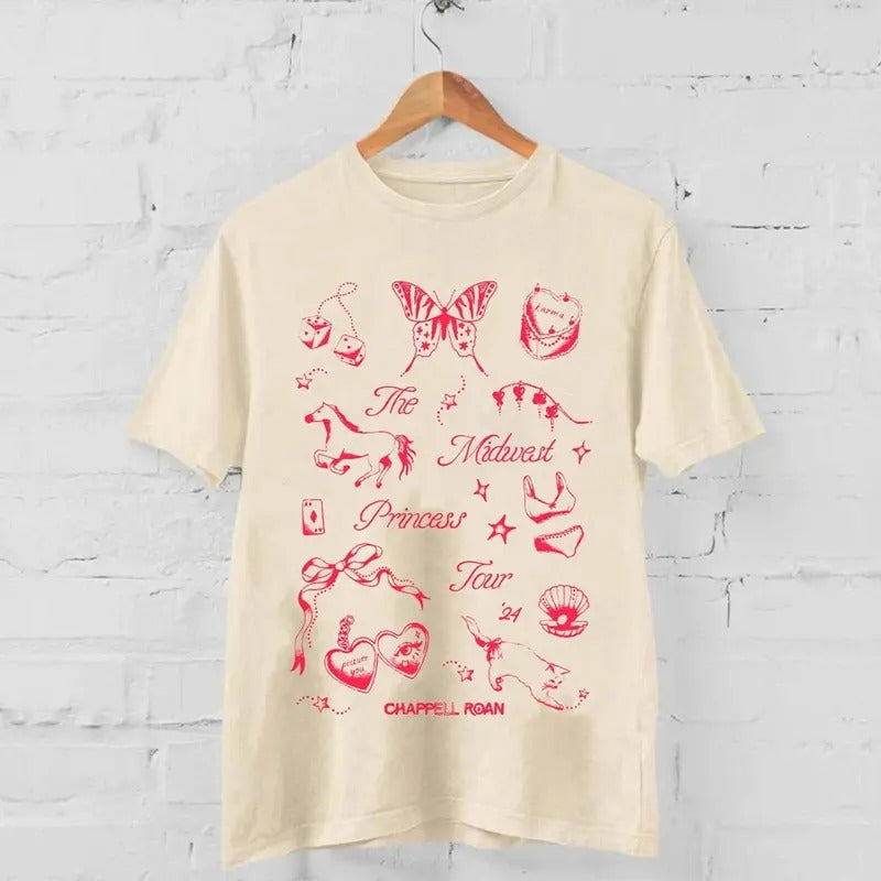 Chappell Roan T-Shirt, Pink Pony Club Shirt,  chappell roan merch Top Womenswear Hoodie, Sweatshirt | PureTeeCo.com