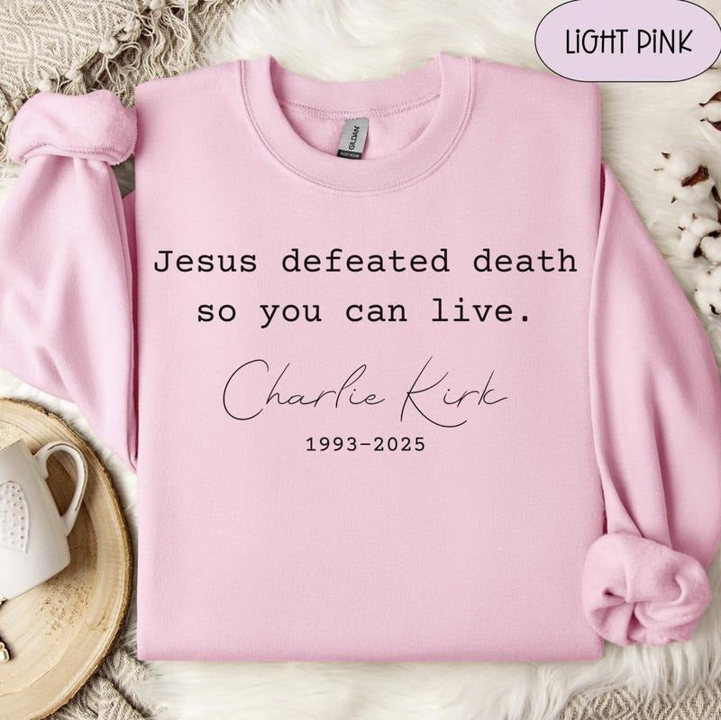 Charlie Kirk Sweater, RIP Charlie Kirk Shirt, Charlie Kirk Remembrance Sweatshirt Hoodie | PureTeeCo.com