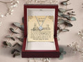 Charming To My Beautiful Wife Necklace with Personalized Message Card - Ideal Anniversary and Birthday Gift, Special Love...