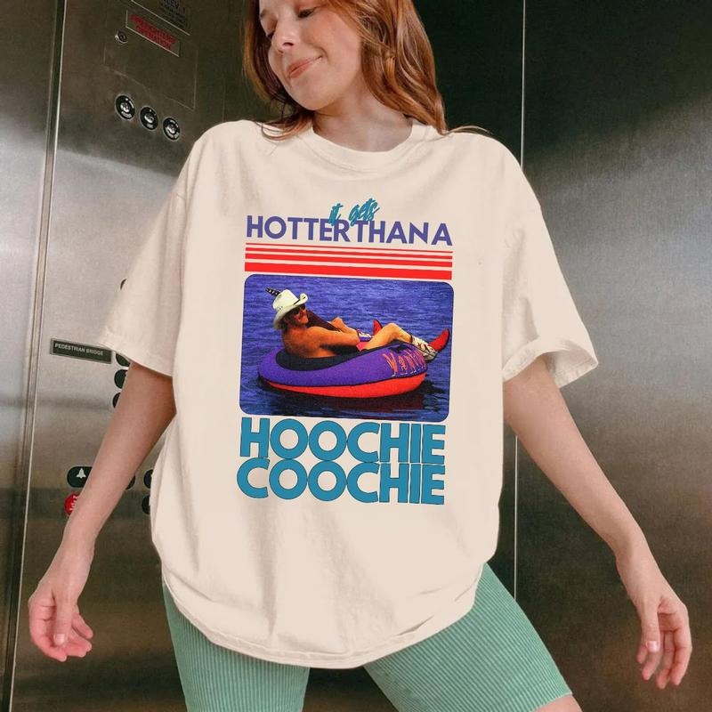 Chattahoocheee Alan Jacksonn Tshirt, Country Song Summer Shirt, It Gets Hotter Than A Yonder Southern Unisex Short Sleeve...