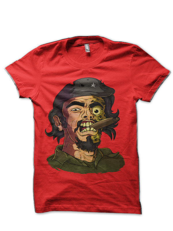 Che Guevara Undead Red T-Shirt Hoodie, Sweatshirt | PureTeeCo.com