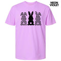 Checker Bunny Trio Comfort Colors T-Shirt 'NLB' Hoodie, Sweatshirt | PureTeeCo.com