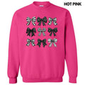 Checkered Black Bow Collage Sweatshirt 'NLB' T-Shirts, Hoodie | PureTeeCo.com