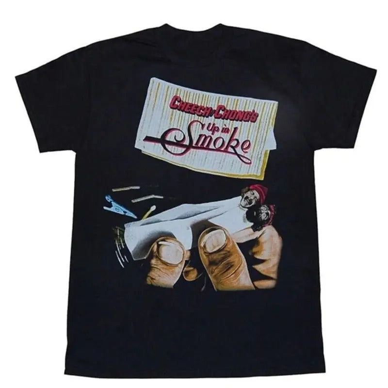 Cheech and Chong Up In Smoke Movie T shirt Black Size S To 4XL U835 Menswear Top Hoodie, Sweatshirt | PureTeeCo.com
