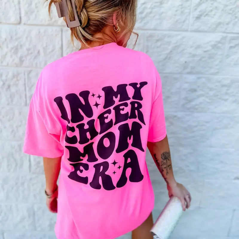 Cheer Mom Era Graphic Tee Hoodie, Sweatshirt | PureTeeCo.com