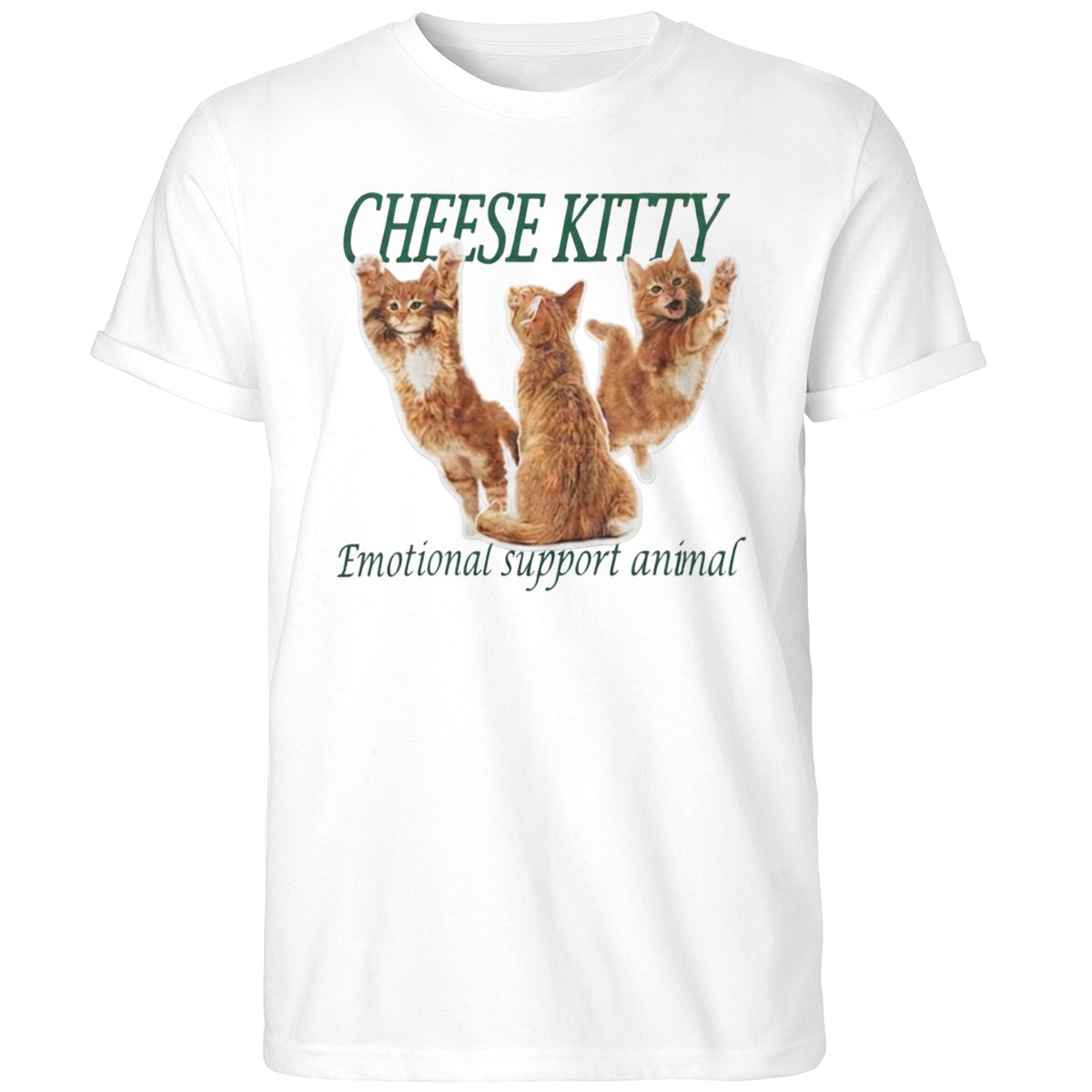 Cheese Kitty Emotional Support Animal Shirt