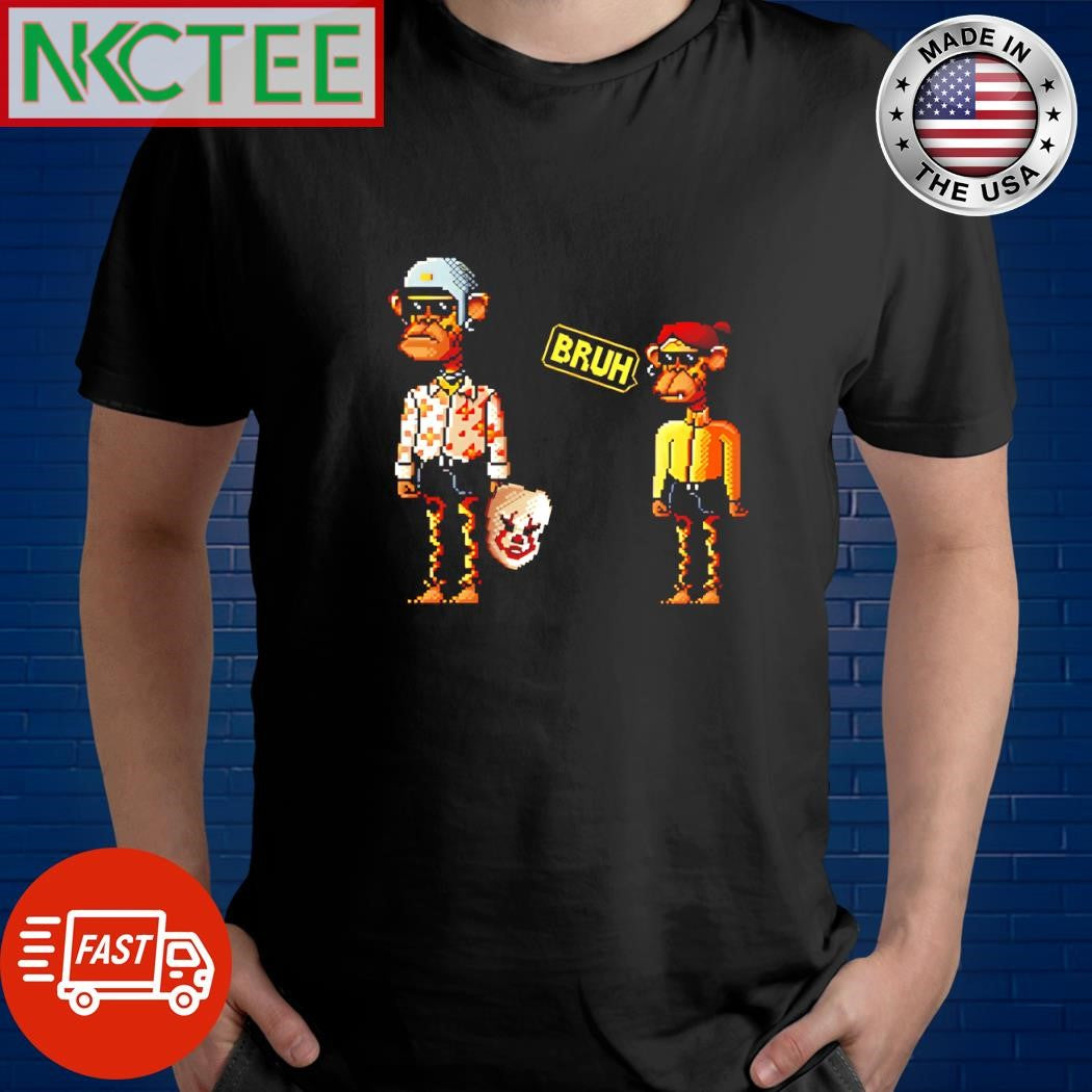 Cheetah BRUH’s with MASK monkey pixel shirt