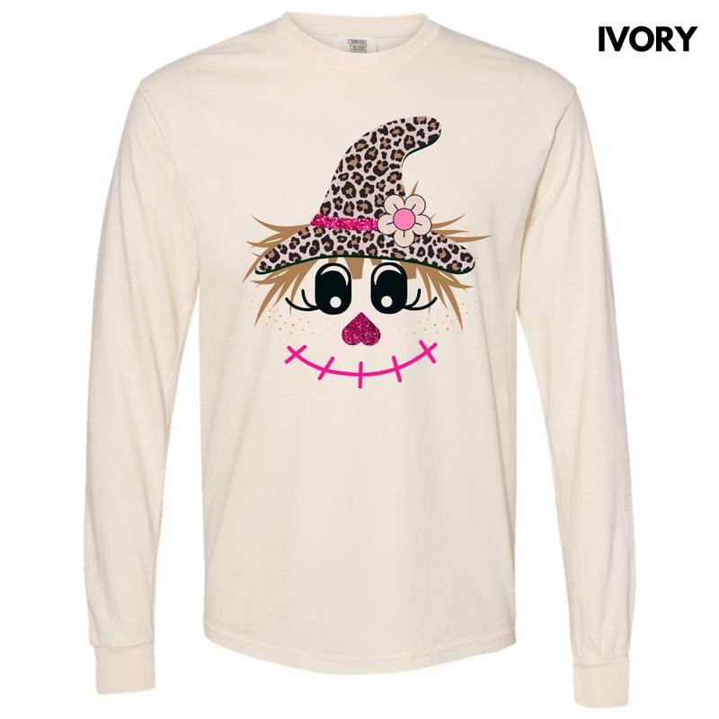 Cheetah Scarecrow Face Long Sleeve Comfort Colors T-Shirt 'NLB' Hoodie, Sweatshirt | PureTeeCo.com