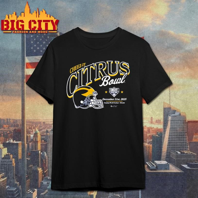 Cheez It Citrus Bowl Helmet Shirt Michigan December 31 2025 Shirt