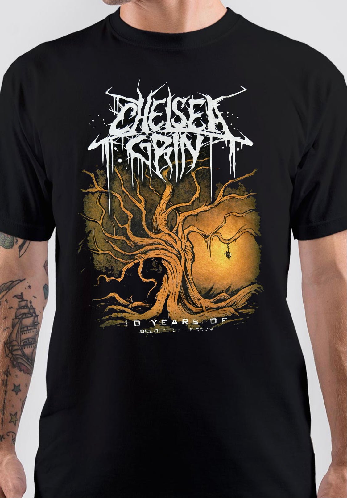 Chelsea Grin 10 Years T-Shirt Hoodie, Sweatshirt | PureTeeCo.com