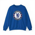 Chelsea football club Crewneck Sweatshirt shirt retro tee H34 royal blue Hoodie | PureTeeCo.com