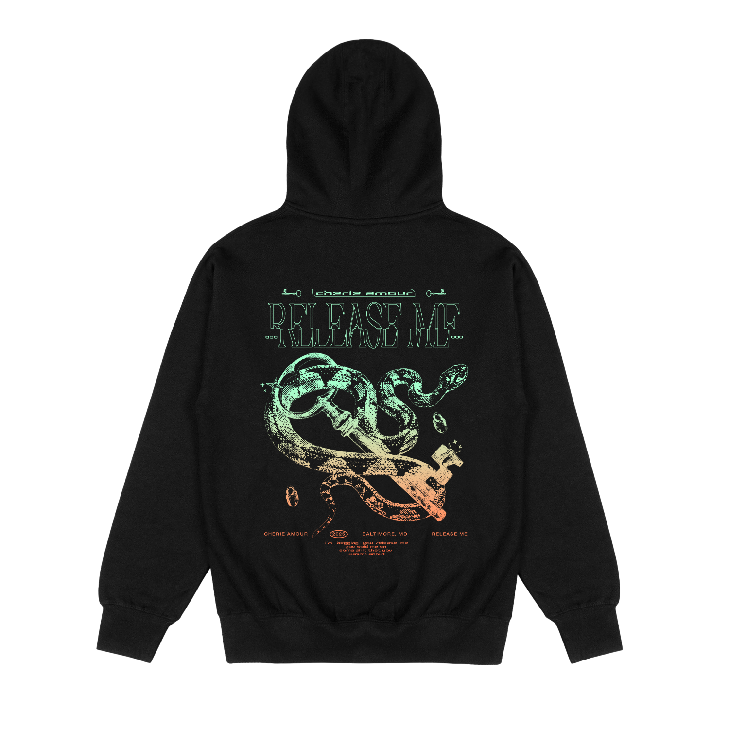 Cherie Amour - Release Me Hoodie T-Shirts, Sweatshirt | PureTeeCo.com (Image 2)