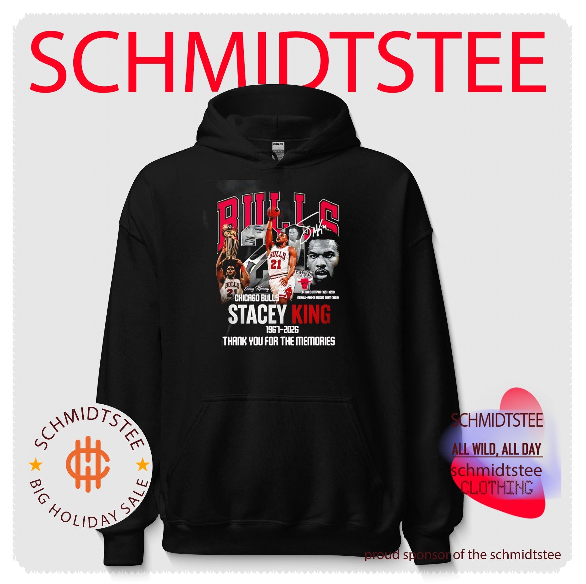 Chicago Bulls Stacey King 1967-2026 thank you for memories shirt