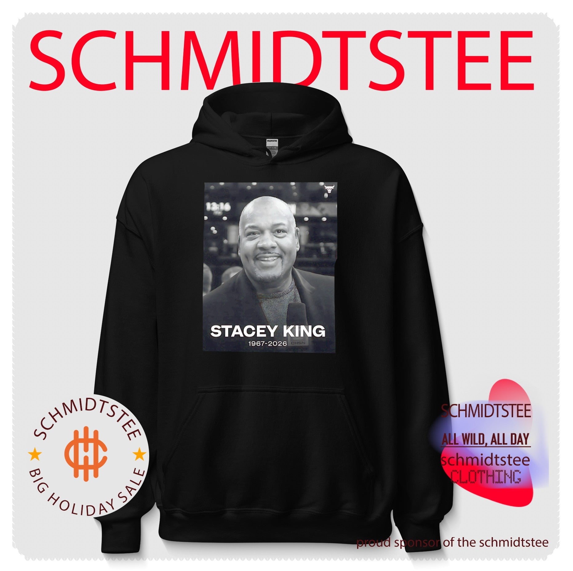 Chicago Bulls logo Stacey King 1967-2026 tribute Rip Legend shirt