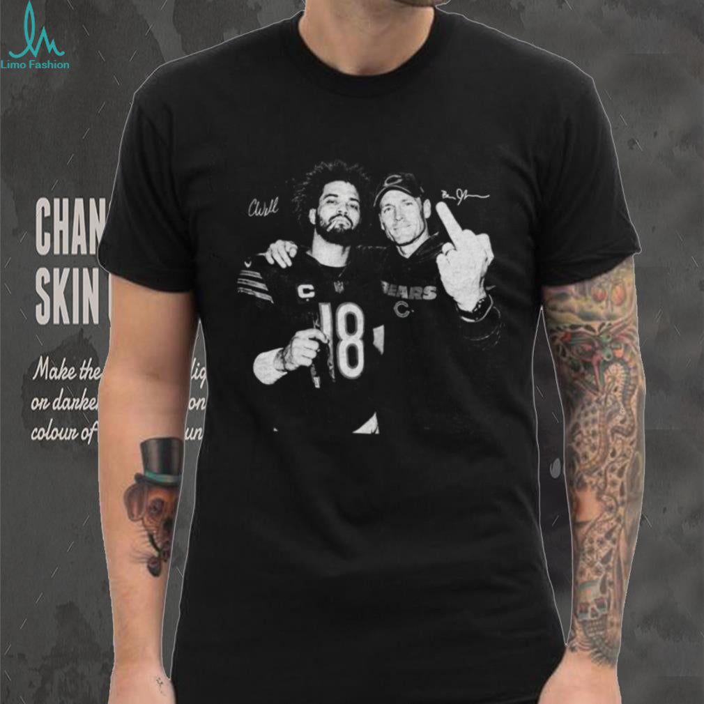 Chicago Football Quarterback And Coach Vintage Retro Shirt