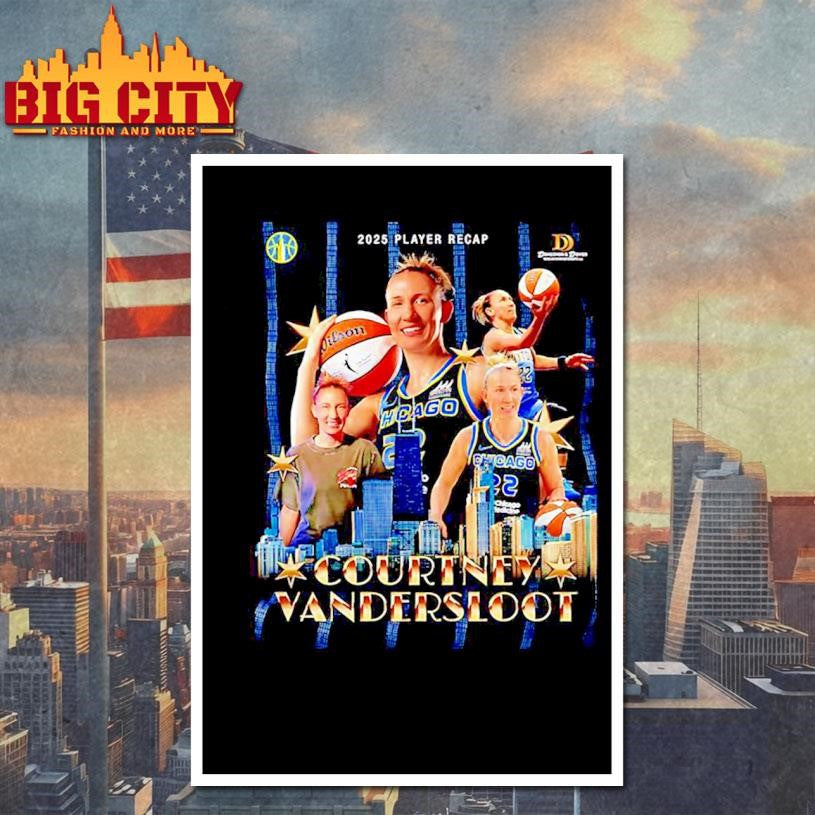 Chicago Sky Courtney Vandersloot 2025 Player Recap Shirt