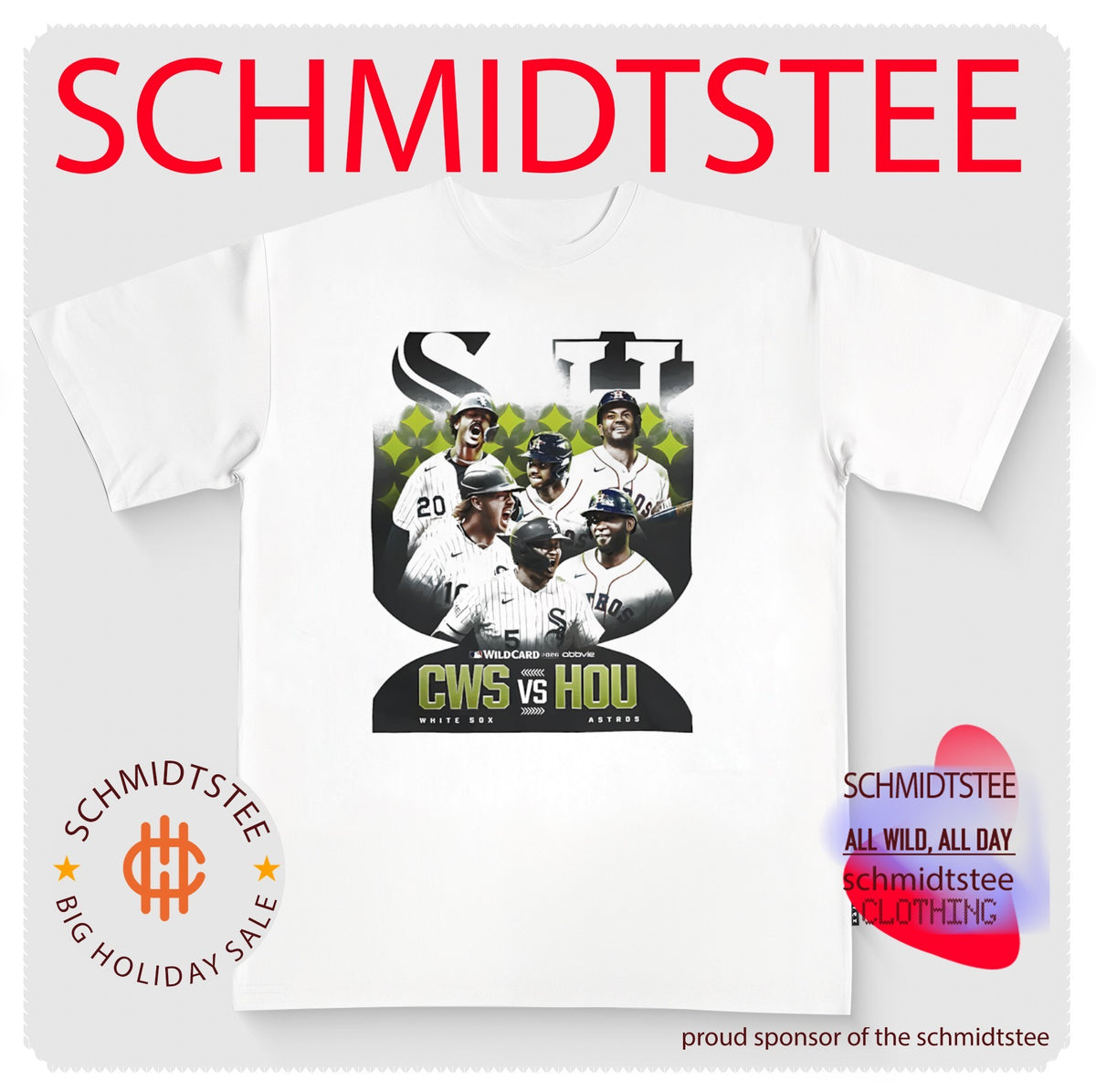 Chicago White Sox Vs Houston Astros 2026 Al Wild Card Matchup poster shirt