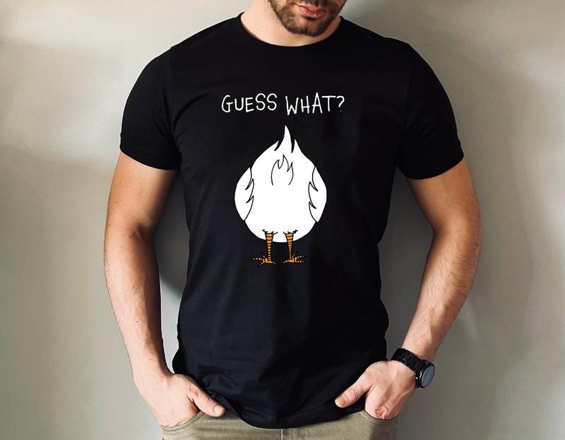 Chicken Butt Dad Joke Shirt, Guess What Chicken Butt Shirt, Funny Dad Shirt, Father's Day Gift, Dad Shirt, Chicken Lover...