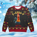 Chicken F-Caw-F Ugly Christmas Sweater