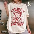 Childless cat lady for Kamala Shirt, Kamala Harris For The People Shirt, Kamala Harris 2024 T-shirt, Kamala Harris For...