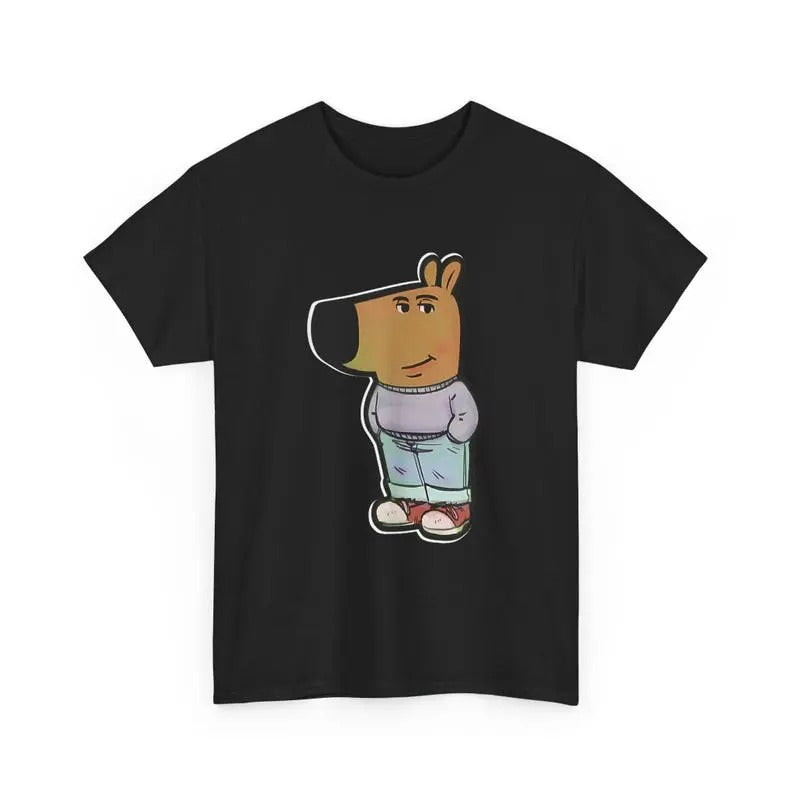 Chill Guy Meme Funny T-Shirt, Unisex Heavy Cotton Tee for Character Lovers, Brainrot Fans, Humor Enthusiasts, Guy Gift,...