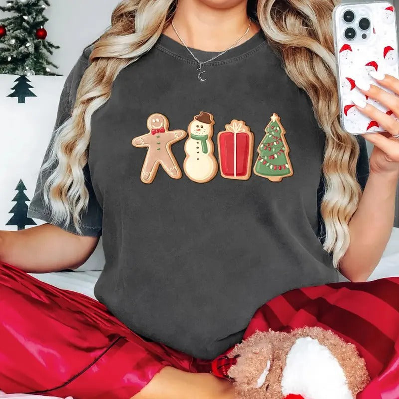Chilling With My Christmas Spirits Sweatshirt, Cute Ghost Christmas Tee Shirt, Xmas Ghost Holiday Shirt, Christmas...