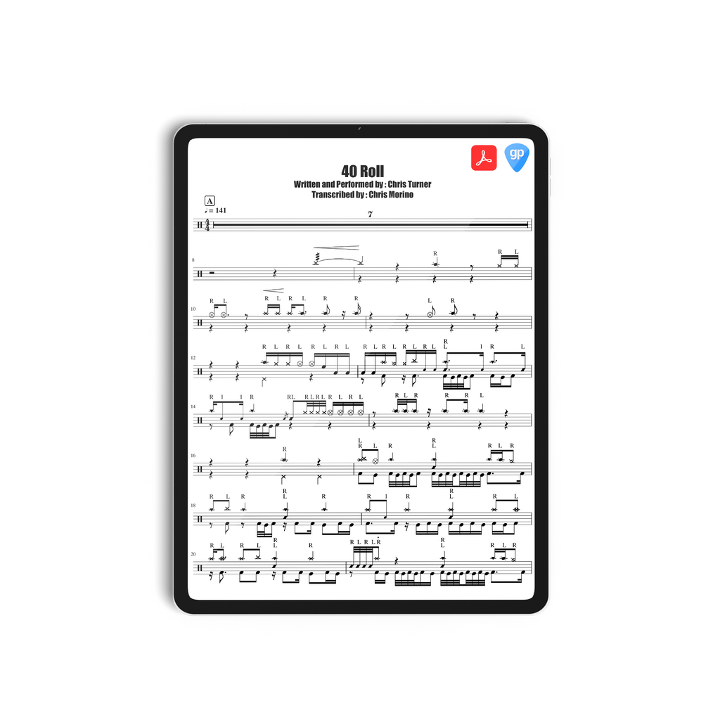 Chris Turner - Steezy Drum Transcriptions *FULL ALBUM TABS* *DIGITAL DOWNLOAD* T-Shirts, Hoodie, Sweatshirt (Image 1)