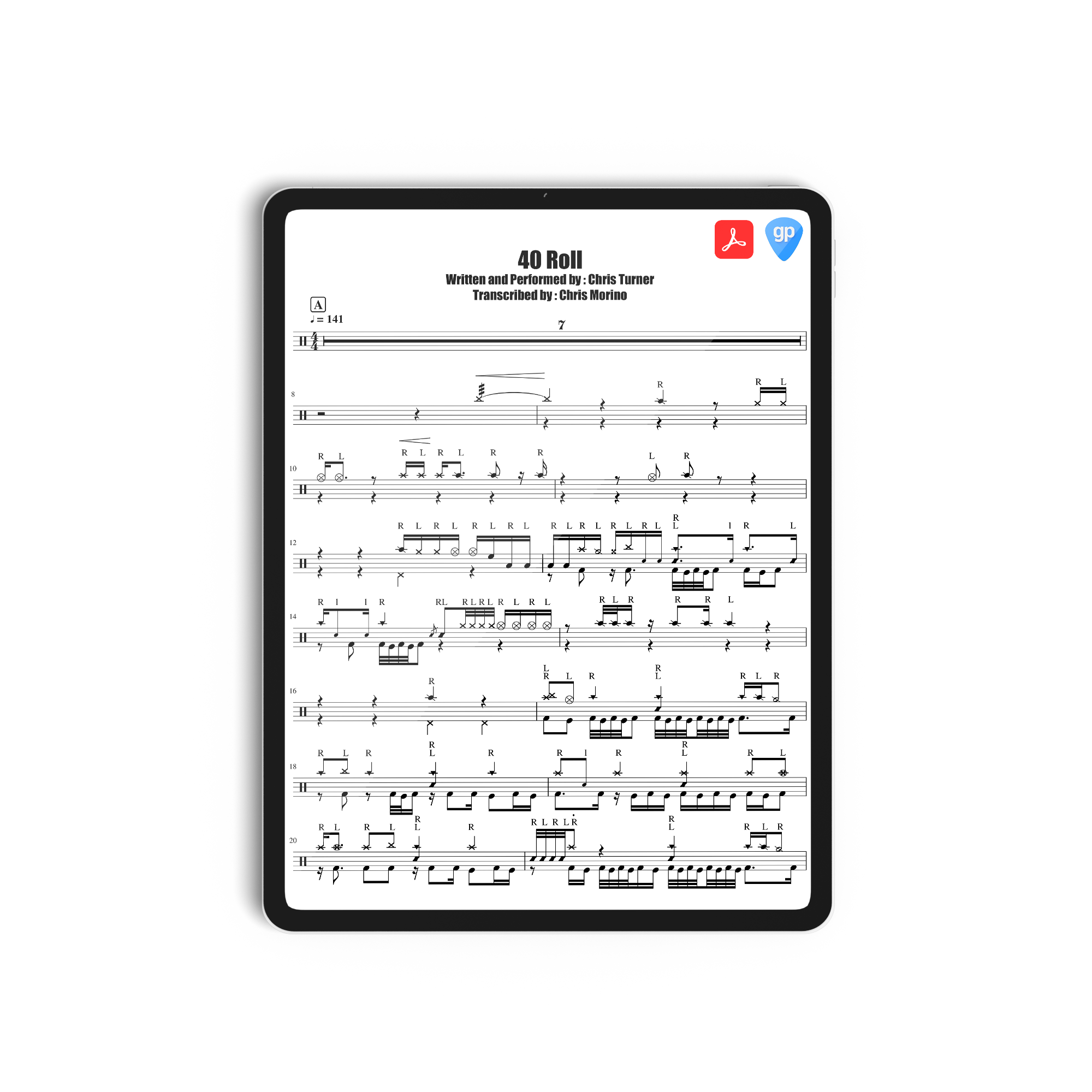 Chris Turner - Steezy Drum Transcriptions *FULL ALBUM TABS* *DIGITAL DOWNLOAD* T-Shirts, Hoodie, Sweatshirt (Image 1)