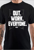 Christian Cage Out Work Everyone Black T-Shirt Hoodie, Sweatshirt | PureTeeCo.com
