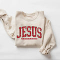 Christian Christmas Sweatshirt, Jesus Is The Reason For The Season, Religious Christmas Shirt, Cute Jesus Lover Gift,...