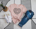 Christian Heart Shirt Heart Shirt Christian Shirts Christian Apparel Christian Clothing Christian Shirts For Women Cotton...