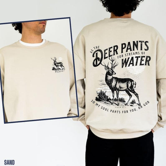Christian Sweatshirt for Men Christian Crewneck Men Jesus Pullover Deer Hunter Shirt for Man Religious Gift for Him Bible Verse  T-shirt, sweater and Hoodie