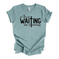 Christian Tee In The Waiting God Is Working Waiting For God Design On Premium Unisex Shirt Hoodie, Sweatshirt | PureTeeCo.com
