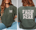 Christian shirt, Faith Over Fear Christian Shirt, Bible Verse Shirt,Jesus Shirts, Trendy  T-shirt, sweater and Hoodie 2...