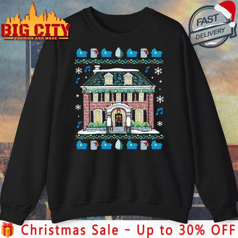 Christmas Alone home ugly christmas 2025 shirt