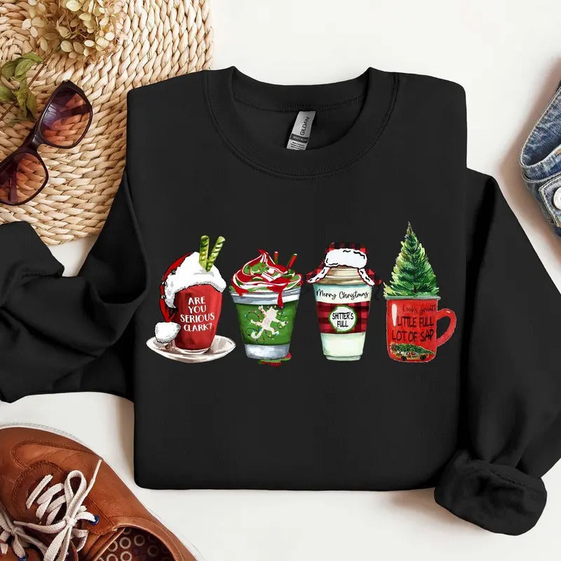 Christmas Coffee Shirt, Christmas Shirt, Winter Shirt, Christmas Tree Shirt, Coffee T-Shirt, Christmas Gift T-Shirt,...