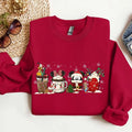 Christmas Coffee Sweatshirt for Women, Loose Fit Pullover Shirt with Coffee Design
