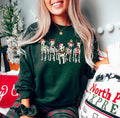 Christmas Dalmatian Sweatshirt, Christmas Dog Shirt- Unisex Crewneck Sweatshirt & Tshirt