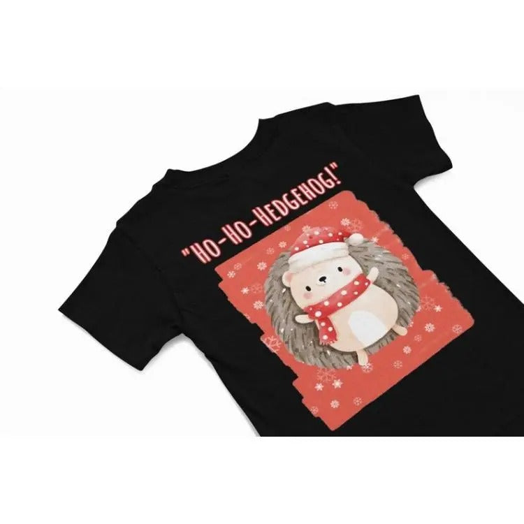 Christmas Hedgehog T shirt, Quirky hedgehog humour themed Christmas apparel, xmas Hoodie, Festive season holiday gift...