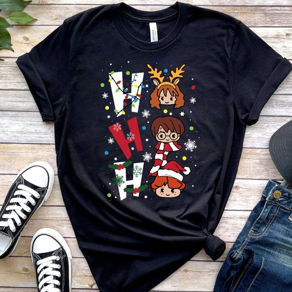 Christmas Magical Wizard Castle T-Shirt Hoodie, Sweatshirt | PureTeeCo.com
