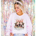 Christmas Nativity Sweatshirt | Pink Christmas Sweatshirt T-Shirts, Hoodie | PureTeeCo.com