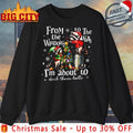 Christmas Raccoon From The Windows To The Walls I’m About To Deck These Halls shirt