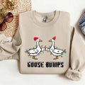 Christmas Silly Goose Sweatshirt, Christmas Goose Bumps Shirt, Silly Goose Shirt, Funny Christmas Goose Bumps Shirt, Gift...