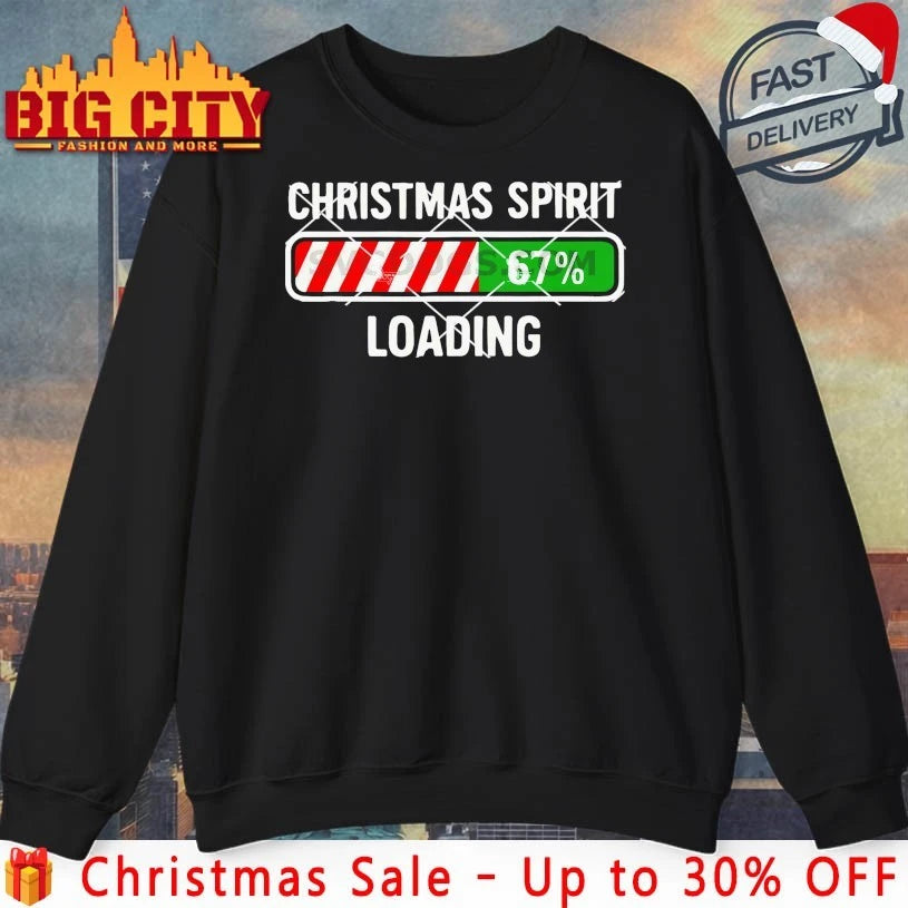 Christmas Spirit Loading 67 % shirt