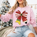 Christmas Teacher Shirt, Coquette Teacher Sweatshirt, Christmas Gift for Teacher, Teacher Bow Shirt, Unisex Shirt, Gift...